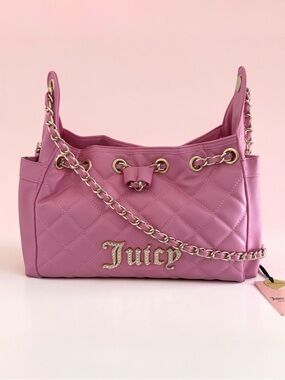 Juicy Couture Pink Fashion Icon Large Bucket Bag